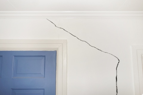 cracked wall