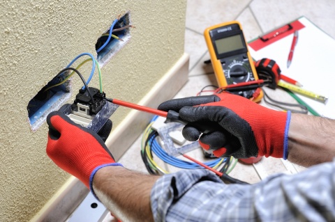 electrician at work