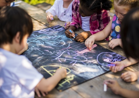 campers drawing