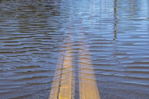 flooded street