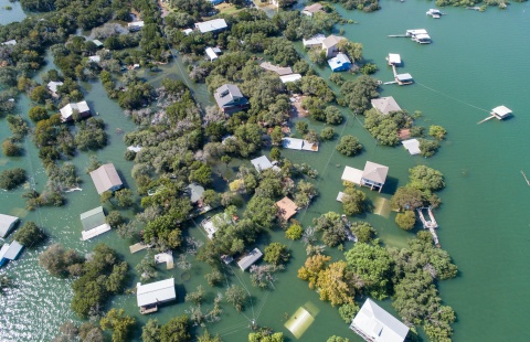 flooded community