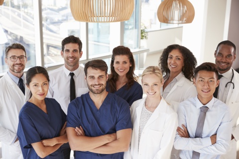 group of health professionals